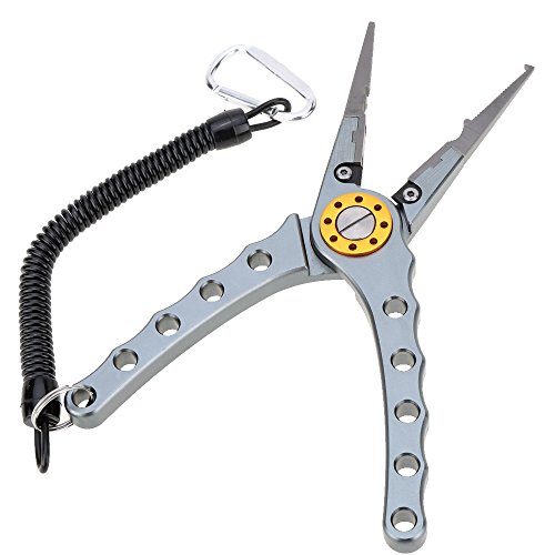 Lixada 20cm Außen multifunktionale Angeln Zangen Linie Cutter Hook Remover Tackle - 6