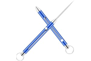 TEFEXER Titanium Alloy Toothpick Titanium Alloy Push-pull Toothpick Telescopic Toothpick All