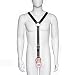 Produktbild J.QQ Männer Brust Harness, Schwarze siamesische Bondage für Männer mit unterhaltsamen Sex-Angeboten für Erwachsene