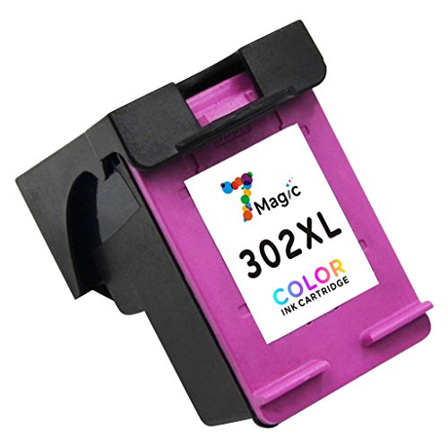 7Magic Remanufactured Druckerpatronen Ersatz für HP 302 XL Multipack Tintenpatronen Kompatibel mit HP Deskjet 1110 2130 3630 3632 3633 3634 3636 3638, HP Officejet 3830 3831 3832 3834 4650 4654 4655 4658, HP Envy 4520 4522 4524 4525 4527 4528 Drucker (1 Schwarz + 1 Farbe, 2-Pack) - 3