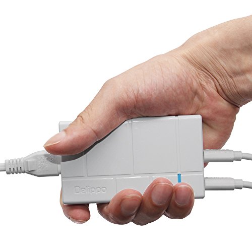 USB Ladegerät Schnelle Ladefunktion Delippo® 50W 5-Port Qualcomm Quick Charge 2.0 Lade Adapter fürSamsung Galaxy S7 S6 / Iphone / Sony Xperia Z5 Z4 Z3 / HTC / LG / Sharp Aquos usw - 6