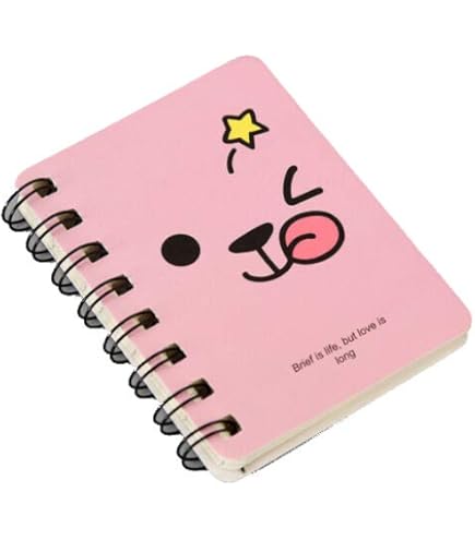 Set 4 Block Notes Piccoli A7 Con Spirale - Taccuini Tascabili A Righe, Copertina Nera - Per Appunti, Scuola, Ufficio - Foto 4