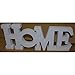 Produktbild Schriftzug HOME weiss Holz Buchstaben Aufsteller Deko MDF 33x13 cm DEKO