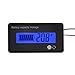 Produktbild XCSOURCE® Blei-Säure Lithium Li-Ionen Akku Kapazität Voltmeter Statusanzeige 8V-70V Gauge Panel LCD Monitor BI667