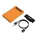 Produktbild SATA-Kabel Adapter mit Festplatte Silikon Schutzhülle für 6,3 cm 7/9,5 mm HDD/SSD HARD drive-gray