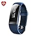 Price comparison product image Fitness Trackers,YAMAY Activity Tracker Pedometer Watch with Heart Rate Monitor Waterproof IP67 Fitness Watch Bluetooth Smart Bracelet Wristband with Calorie Counter Sleep Monitor Call SNS/SMSNotification Push for Facebook,Twitter, WhatsApp, Linkedin Compatible with Android and iOS