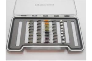 TROUTFLIES UK BOXED FISHING FLIES Buzzer Trout Flies, Boxed Set, 40 Flies, Named Patterns, Mixed, For Fly Fishing NBX118