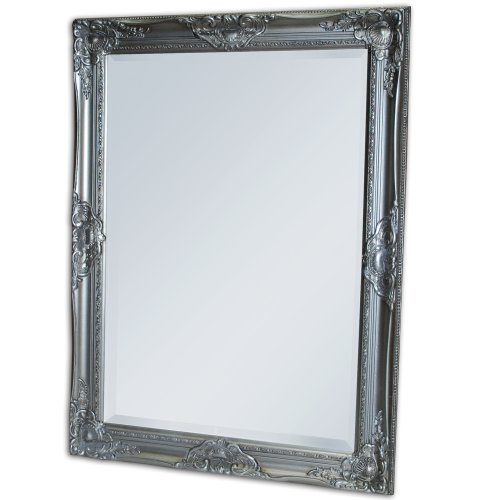SPIEGEL Leandos 90x70cm ANTIK SILBER WANDSPIEGEL DESIGN MIRROR POMPÖS & BAROCK