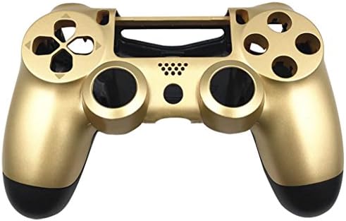 JYR Wireless Controller Case DIY Modified Shell Replacement Case for Playstation 4 PS4 Controllers - Gold and Black