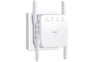 BLARIE 5G WiFi Extender Signal Booster Netboost Pro UltraXtend, Extend Your Wi-Fi Signal in Your Home, Plug It in and Boost Your Wi-Fi Signal for Home or Office (1200 Mbps)