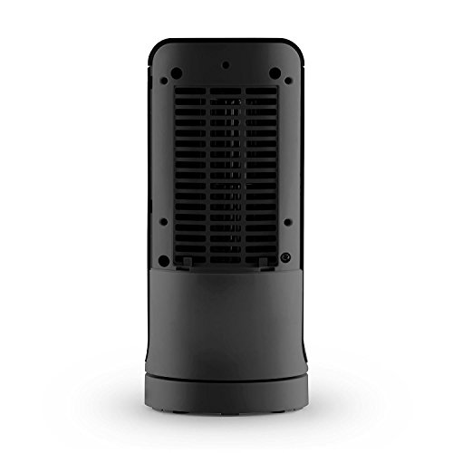 Klarstein • Skyscraper Office • Mini Ventilator • Tischventilator • Säulenventilator • leise • 2 Geschwindigkeiten • Oszillation • sparsam • 16 Watt Leistungsaufnahme • Timer • Staubfilter • Touch-Bedienfeld • platzsparendes Säulendesign • schwarz - 4
