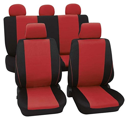 Preisvergleich Produktbild Faszination 78136, Autositzbezug Schonbezug, Komplett Set, Schwarz, Grün