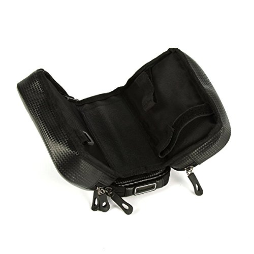 UVISTAR Wasserdicht Fahrradtasche Handyhalterung 5,5 Zoll Lenkertasche Kleine Rahmentasche Abnehmbar Vorne Befestigung am Obenrohr Rennrad für Mountainbike, Fahrradzubehör Smartphone Taschen - 5