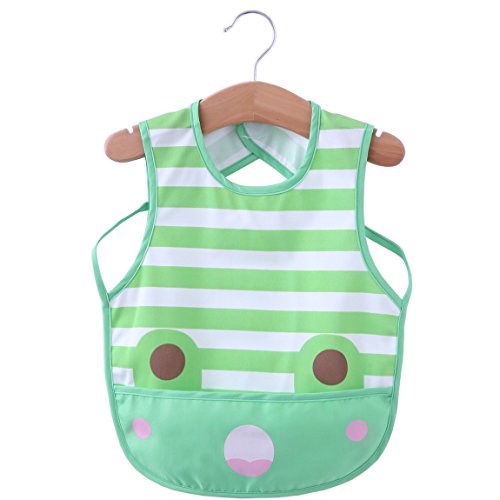 babylaza Cute Cartoon Wasserdichtes Baby Lätzchen 2 Stück (2–5 Jahre) - 3