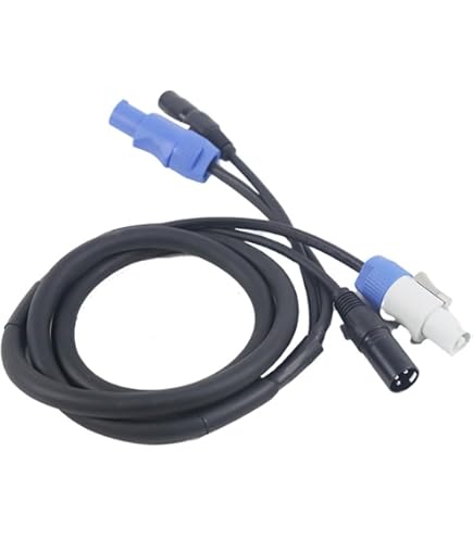 Cavo Di Prolunga PowerCon CERRXIAN 2m | Maschio-Femmina 3 Pin 13 AWG Per Luci E Audio