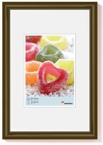 Preisvergleich Produktbild Walther KP824N Trendstyle Kunststoffrahmen 18 x 24 schoko