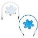 Produktbild Aussel 2 Satz 3.5mm Kopfhörer Kopfhörer Verlängerungs Audio Splitter Adapter 1 Stecker auf 2 3 4 5 Female Audio Kabel (Black+White)