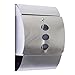 Produktbild Homcom Briefkasten Post Postkarte 31 x 11.5 x 41 cm Edelstahl + 2 Schlüssel Fach PERIODICO Korrespondenz