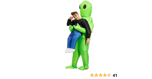 Alien Carrying You Halloween Costume 2022