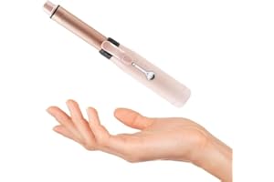 CIENXUAN Portable Curling Wand for Women, Mini Cordless Curling Iron USB Rechargeable Ceramic Hair Curling Wand, 2 Temperature Levels Curling Tongs Wet& Dry Use Travel Hair Curler