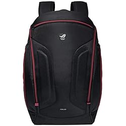 Asus ROG Shuttle II 17", Sac à Dos pour Ordinateur Portable / Sac à Dos Hommes / Sac à Dos D'affaires / Sac à Dos Fonctionnel, Noir