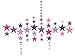 Wandtattooshop St4M10 Wall Stickers Star Shaped Pack of 50 / 2 - 10 cm Various Colours