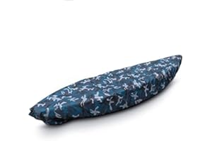 POFET Professional Waterproof Kayak Canoe Cover, Outdoor Storage Dust Cover UV Sunblock Shield Protector for Fishing Boat/Kayak/Canoe