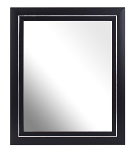 Inov8 MFES-BLAK-108 Traditional Spiegelglas-Rahmen, 25 x 20 cm, Packung mit 1, schwarz 53