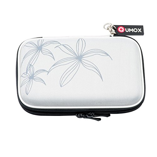 QUMOX 2,5″ extern HDD Gehäuse / Tasche für tragbare Festplatte Weiß - 3