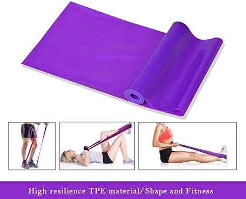 BLYL exercise resistance band Resistance Bands for Yoga, Pilates, Fitness Workouts, Rehabilitation & Strength Training