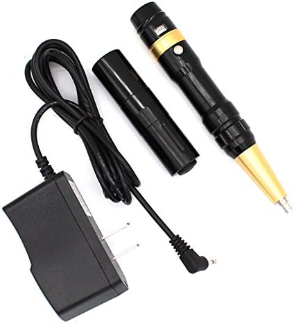 Semi Permanent One machine Tattoo Eyebrow Eyeliner with embroidered stripes Tattoo Micro Needle Multifunctional Electric Pen , 6003- black