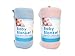 Basic range plain fleece baby blanket by First Steps - Pink