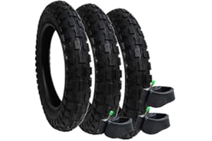 GENERIC Out N About Nipper Heavy Duty Chunky Tyre and Tube Set with Slime Protection, red