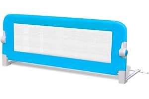 ‎VIDAXL vidaXL Barierka ochronna do łóżka, 102 x 42 cm, niebieska