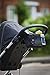 Stroller Organiser With Bonus Stroller Hook- The Must-Have Stroller Accessory. Keep All Your Essentials Easy To Reach. Fits All Major Strollers. Easy To Use. High Quality. (Black)