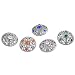 Importe 5Pcs 20mm Hollow Rhinestone Snap Button fit Noosa Bracelet Rings Findings RS.590.00