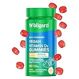 Wellgard High Strength Vitamin D3 Gummies 3000 Iu - 60 Vegan Immunity Vitamin D Gummies Adults, Chewable Vitamin D, Mixed Berry Flavour