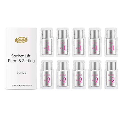 StarsColors laminazione ciglia Ciglia onda, Ciglia Lifting Set Ciglia Ciglia permanente kit ciglia(quantità: Lozione Perm x 5 Pacchetti Impostazione lozione x 5 Pack)