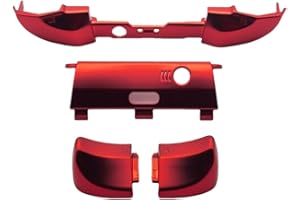 Hzxkqmil Ersatz LB RB Bumper Triggertaste LT RT Schulter-Trigger-Buttons Zubehör für Xbox Elite Wireless Controller Serie 2, Rot