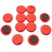 Produktbild First4magnets F4M40-RED große rote Aushang/Planung Magnet, 1 Packung mit 12, Metall, 40 mm Durchmesser x 8 mm hoch