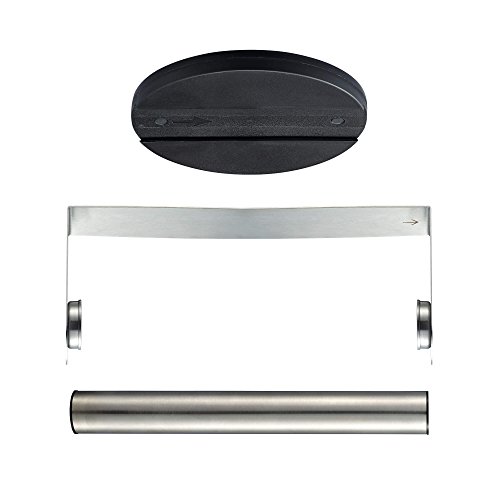 SILBERTHAL-Kchenrollenhalter-2-in-1-Wandrollenhalter-Zewarollenhalter-aus-Edelstahl-Freistehend-oder-zur-Wand-und-Deckenmontage-geeignet-zur-platzsparenden-Montage-der-Kchenrolle-Zewa-Mae-17-x-30-cm