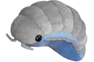 NatureMan 15.7inch Likelike Insect Plush Toys Pill Bug Stuffed Soft Animals Pillow Back Cushion Cute Insect Doll Kids Toys Girls Boys Gift -Grey