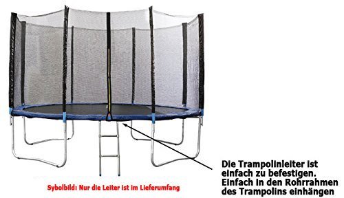 Trampolinleiter 85 cm + 97 cm Einstiegsleiter Leiter Trampolin Gartentrampolin - 4