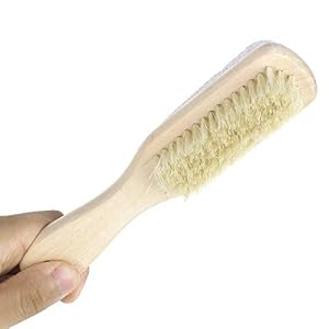 Honeysuck Creative Pumice Stone Bristle Brush Pedicure Tool w/ Wooden Handle - Image 4