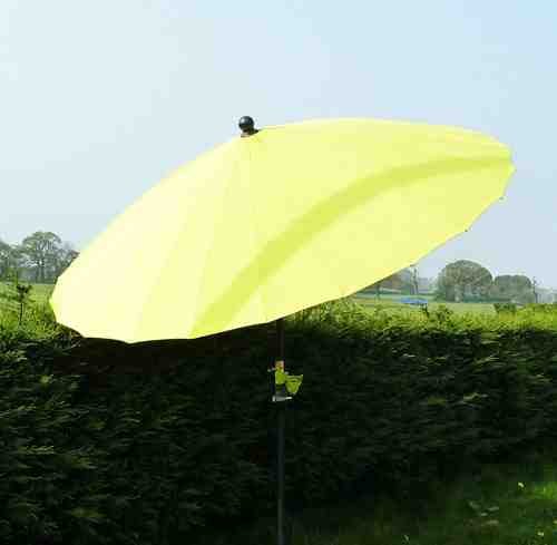 Shanghai Garden Sonnenschirm, 2,7 m, Limettengrün, Schirm mit Kurbel - 3