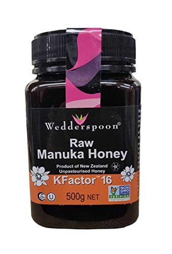 Wedderspoon 100% RAW Manuka Honey Active 16+ 500g