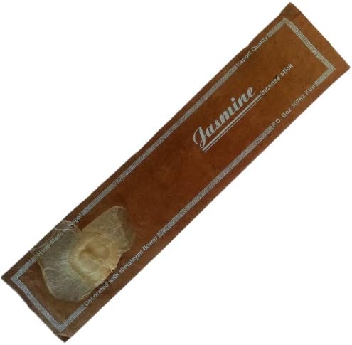 Incense "jasmine" joss stick head gold painted - imagination &amp; light-heartednes