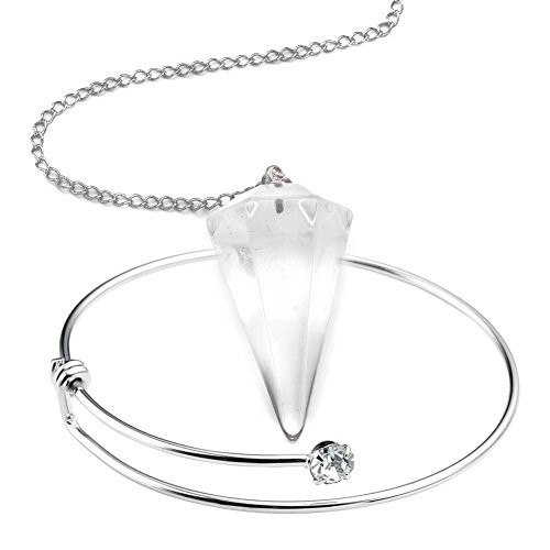 JS Direct - Collares de piedras sanadoras reiki naturales: amatista, cuarzo rosa, opalita