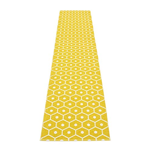 Preisvergleich Produktbild Unbekannt Honey Teppich 70x350cm, senfgelb vanille