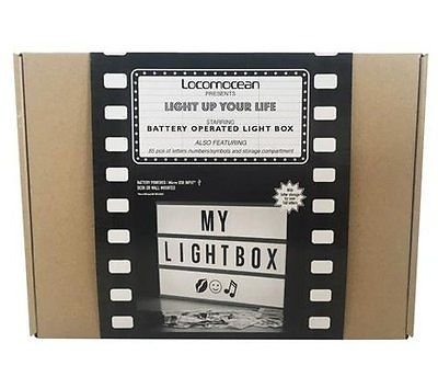 ‚Ginger Snap lehrt Beleuchtungs „Cinema Light Box, 85 Buchstaben, Zahlen und Symbole - 4